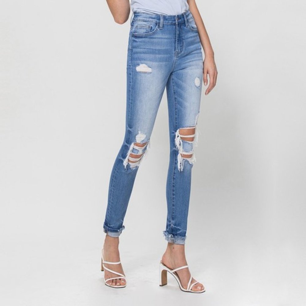*NEW* Flying Monkey High-Rise Ankle Skinny Jeans - Picture 3 of 8
